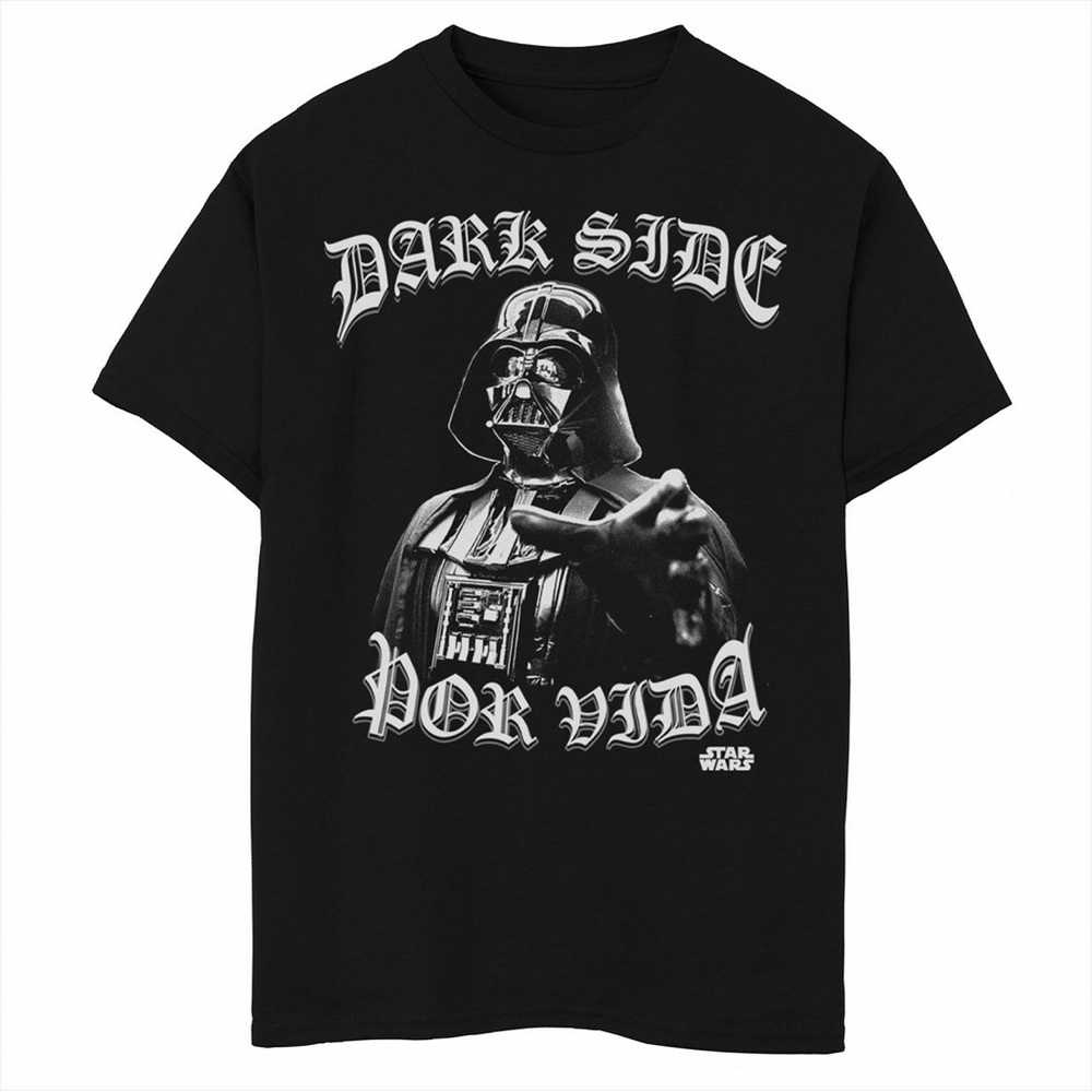 Star Wars Darth Vader Dark Side Por Vida T Shirt Black Mens Large NWT
